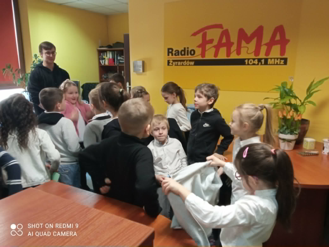 Klasa 1c w Radiu Fama